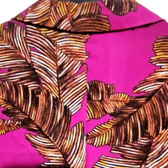 worthington tops large crossover art pattern collared neck formal top - Picture 11 of 13